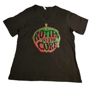 NWOT XL Rotten to the Core Graphic Tee Shirt Custom Made Disney Descenda…
